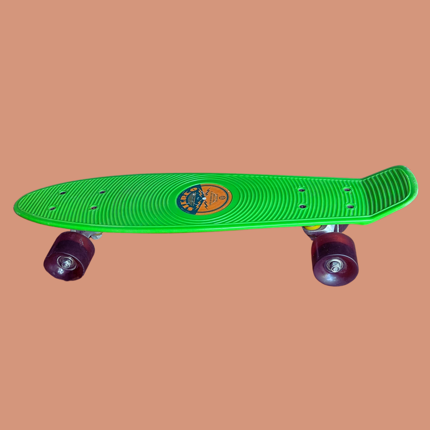 Enfant planche à roulettes - Vert fluo