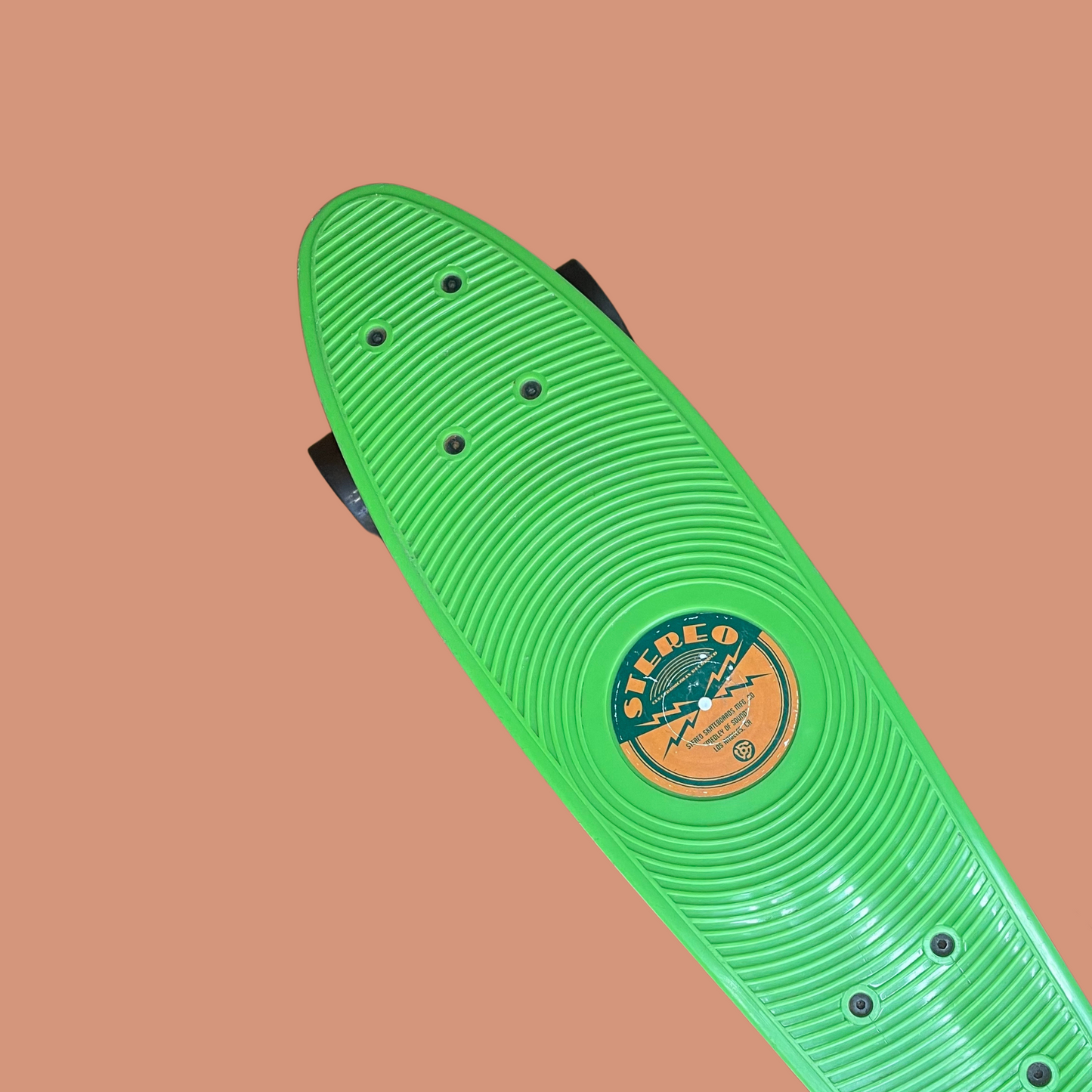 Enfant planche à roulettes - Vert fluo