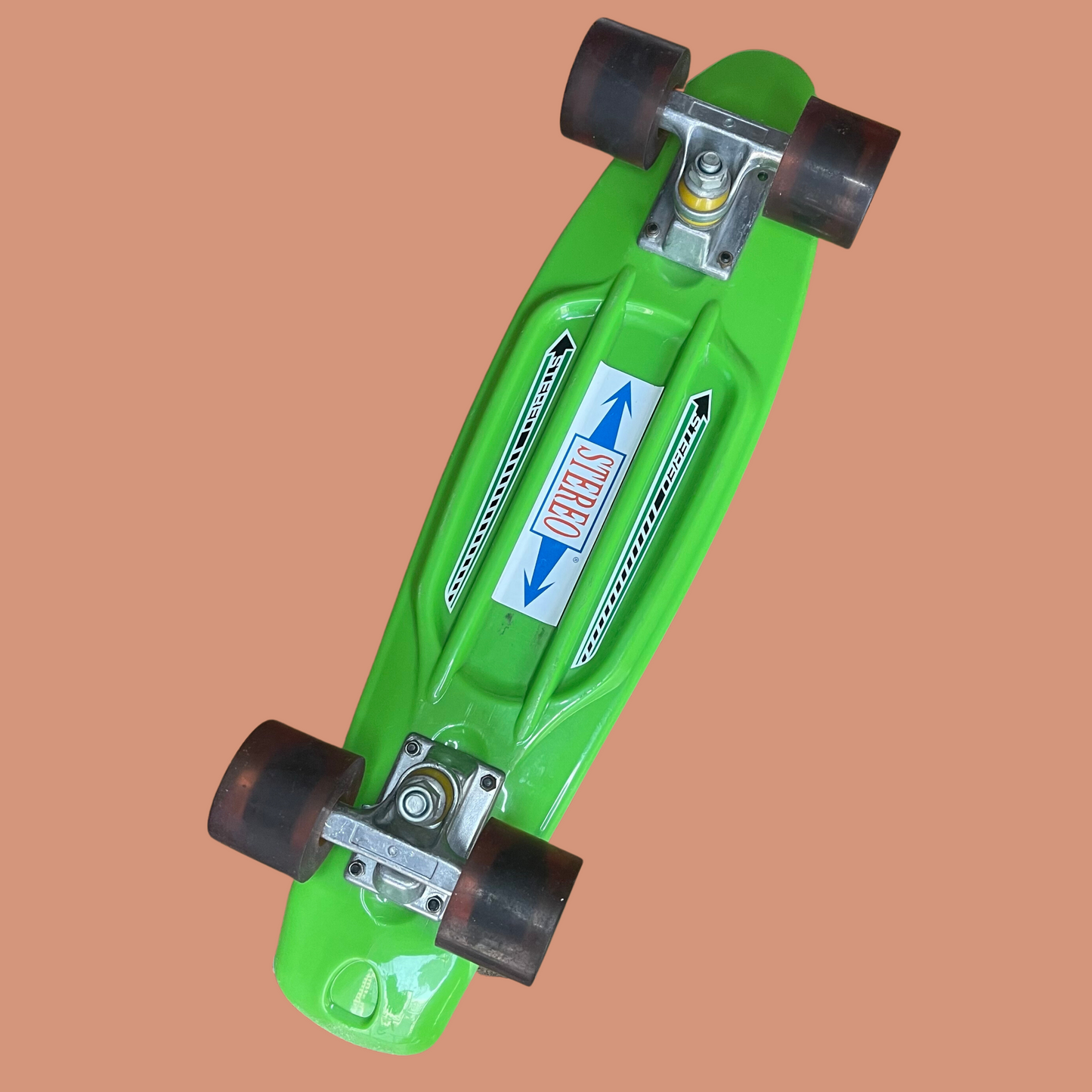 Enfant planche à roulettes - Vert fluo