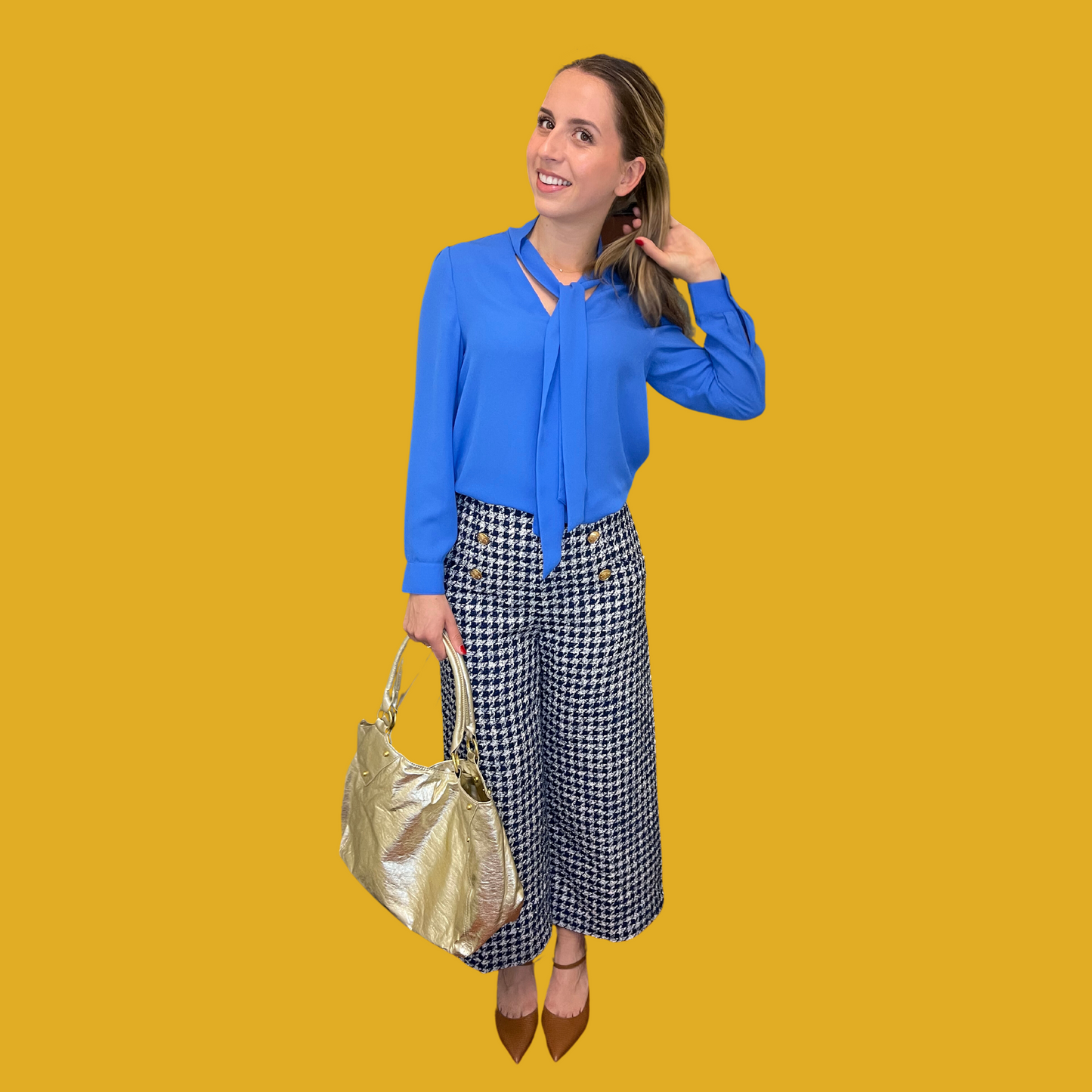Porte-monnaie - Cuir vegan façon cabas doré