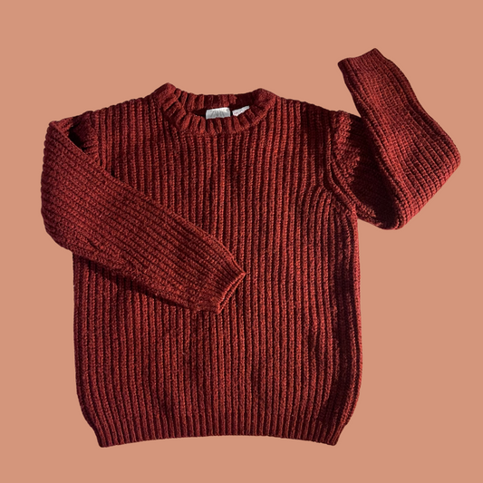 z. Kid sweater - Rust colour size 4-5 years