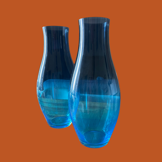 Vase - Grands vases bleu ombré (2 disponibles)