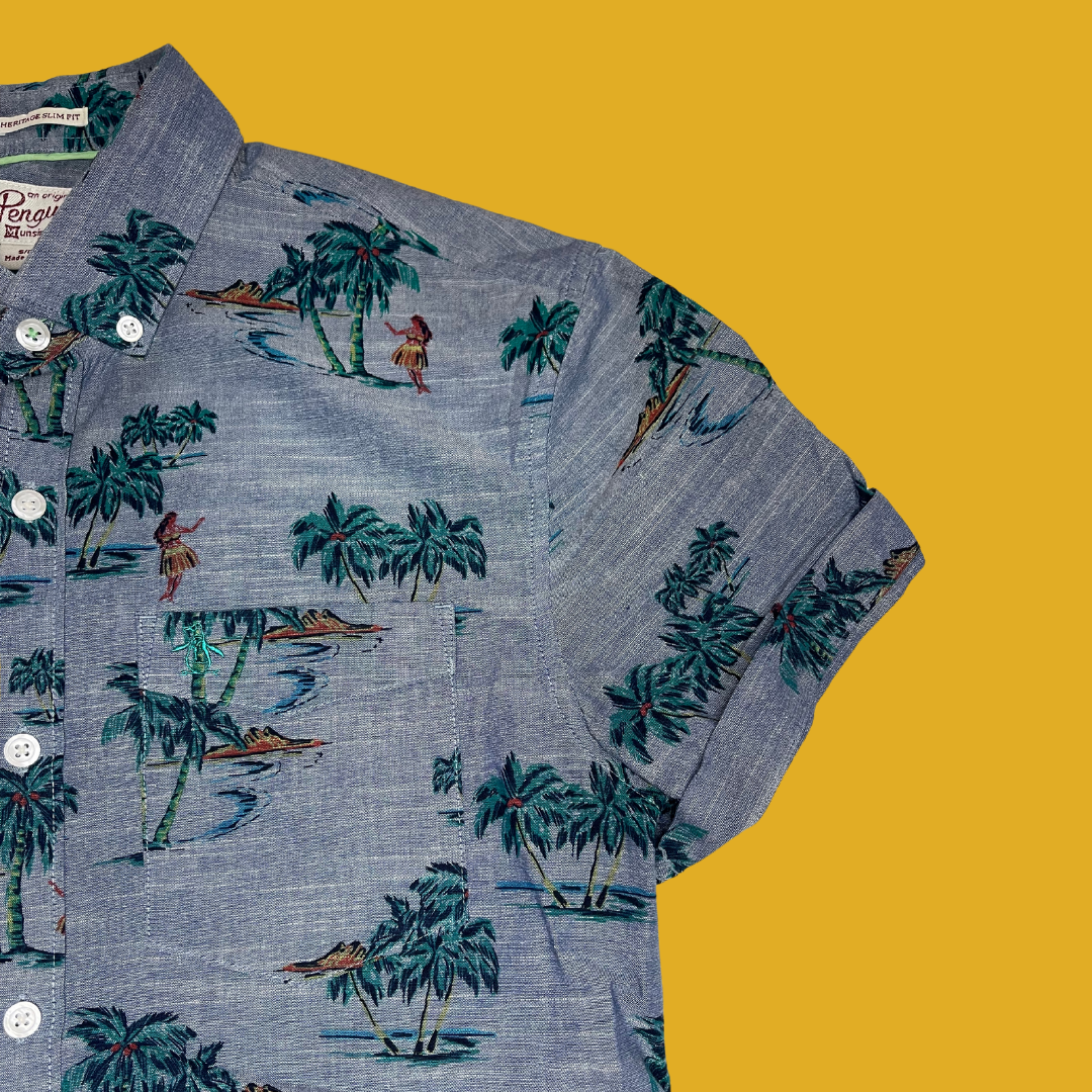 2. Shirt - Hawaiian shirt with short sleeves size S
