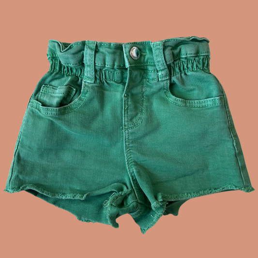 Bébé short - Vert taille 9-12 mois